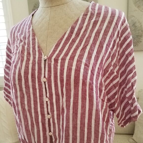 NEW Rails Thea Tie Front Button Up Top sz S - Picture 3 of 8